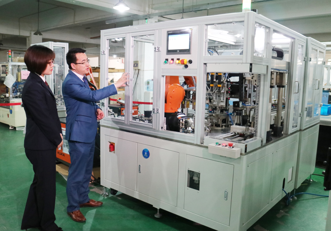 虎丘區人民檢察院知識產權檢察部副主任王雨晴走訪調研通錦