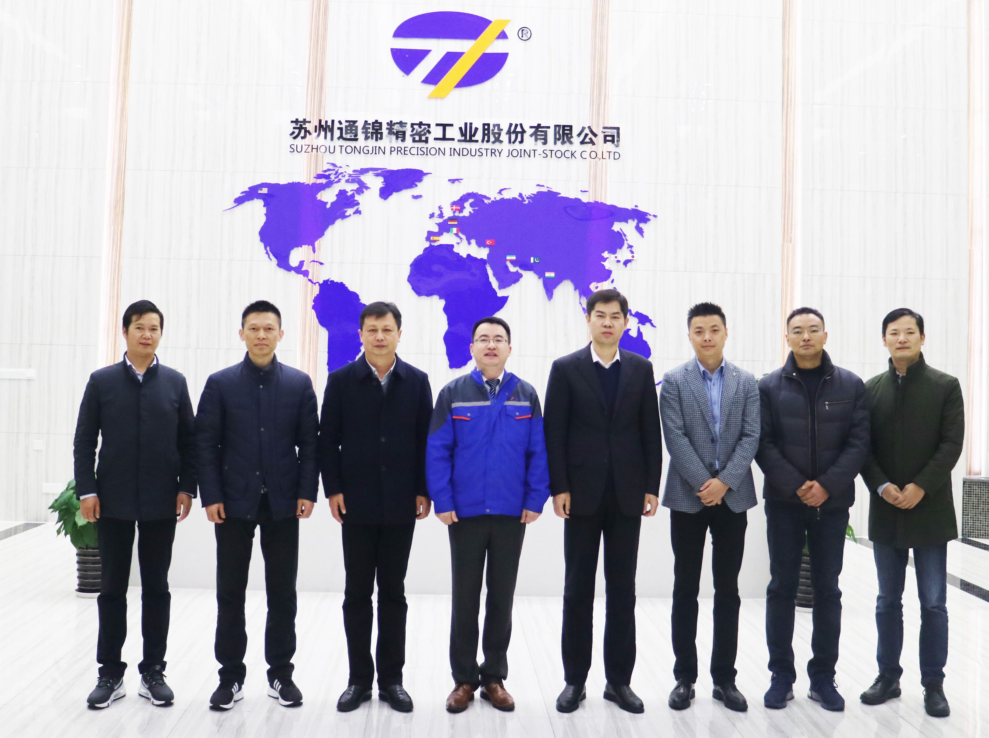 安慶宜秀區鄭志區長一行調研通錦精密